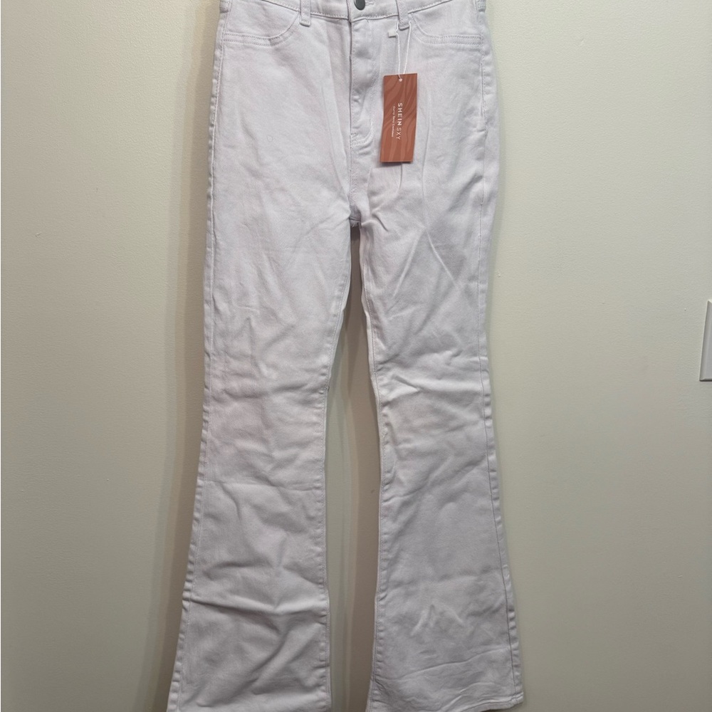 SHEIN White Denim Pants Size 30